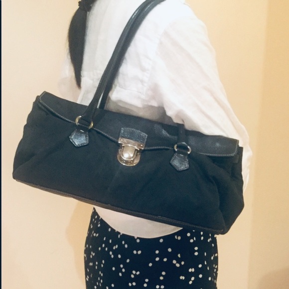 Prada Tessuto Vitello Leather Shoulder Bag - Picture 4 of 11